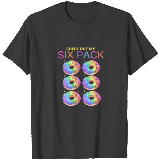 Funny Check Out My Six Pack LGBTQ Pride Month Rain T-shirt