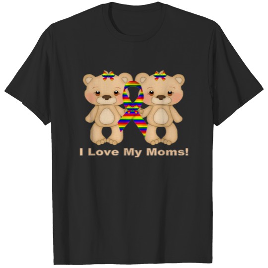 Discover I Love My Moms (LGBT) T-shirt
