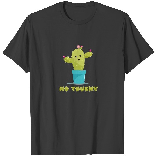 No Touchy - Happy Cactus - Kawaii T-shirt