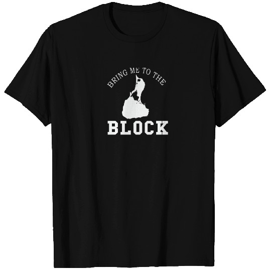 Block Island Map - Bring me to the Block T-shirt