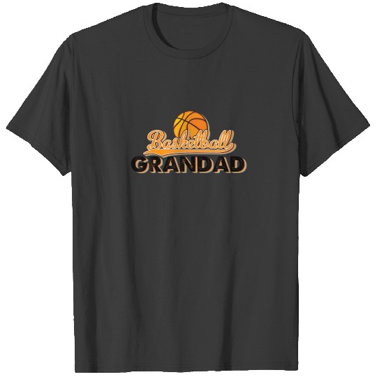 Basketball Grandad Retro Vintage Father's Day Spor T-shirt