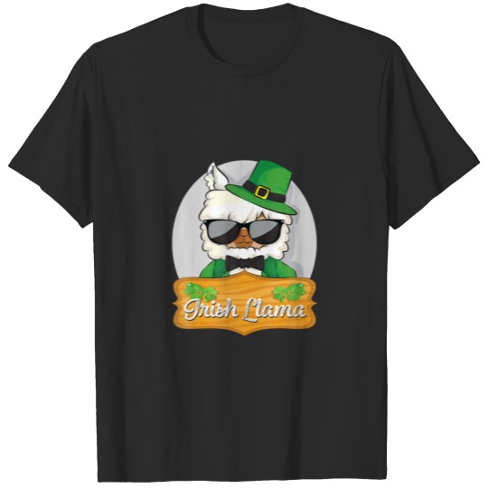 Discover Lucky Irish Llama Shamrock Lucky Irish Llama Shamr T-shirt