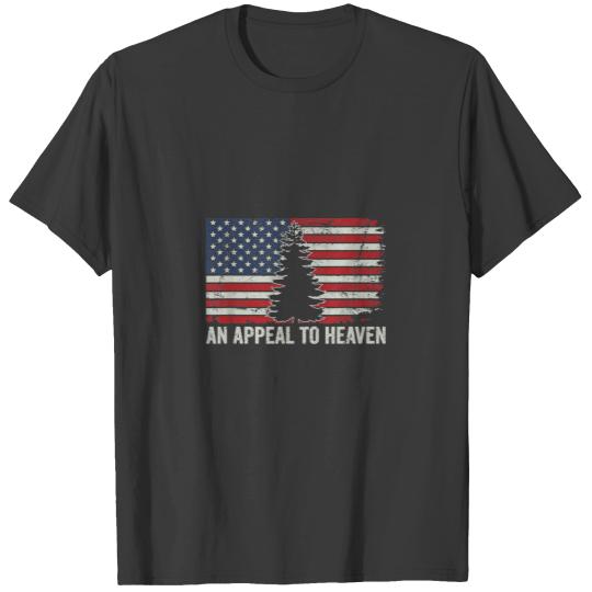 An Appeal To Heaven American Flag USA Revolution P T-shirt