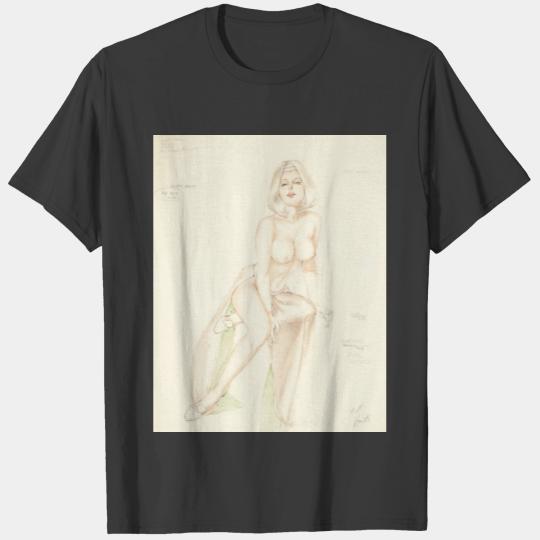 Playboy Vargas Girl Pin Up Art T-shirt
