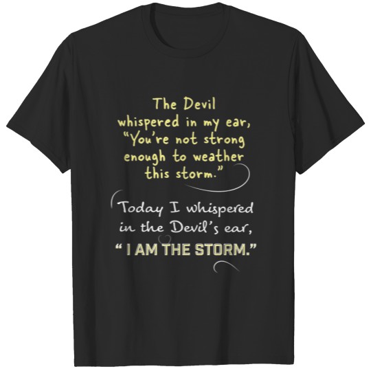 Discover Whispered in the Devil's ear Christian Wo T-shirt