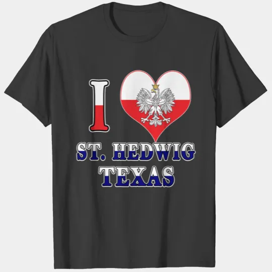 I Heart Love St. Hedwig Texas T-shirt