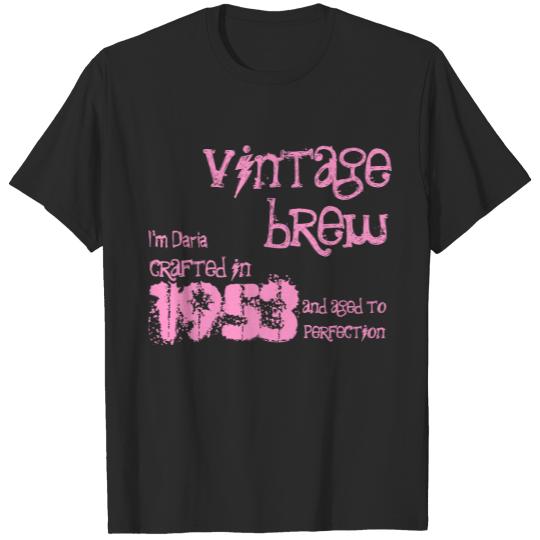 60th Birthday Gift 1953 Vintage Brew V05 T-shirt
