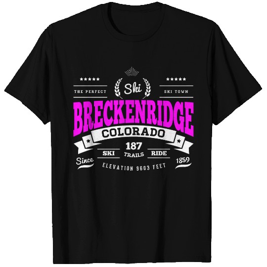 Breckenridge Vintage Raspberry T-shirt