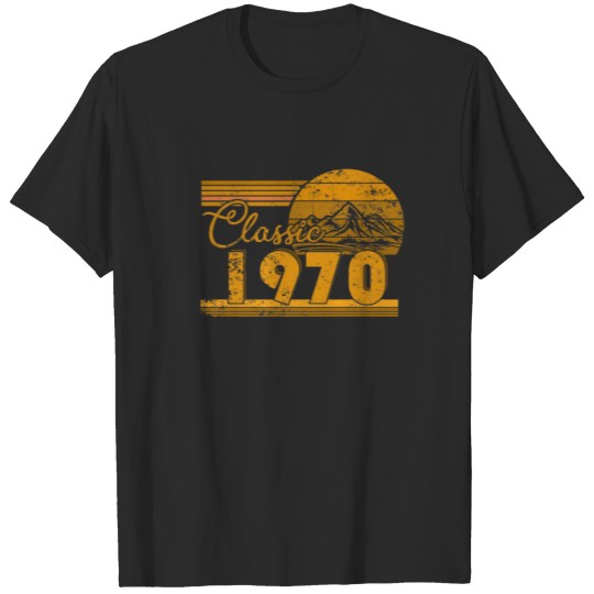50Th Birthday Classic 1970 50 Year Awesome Since 1 T-shirt