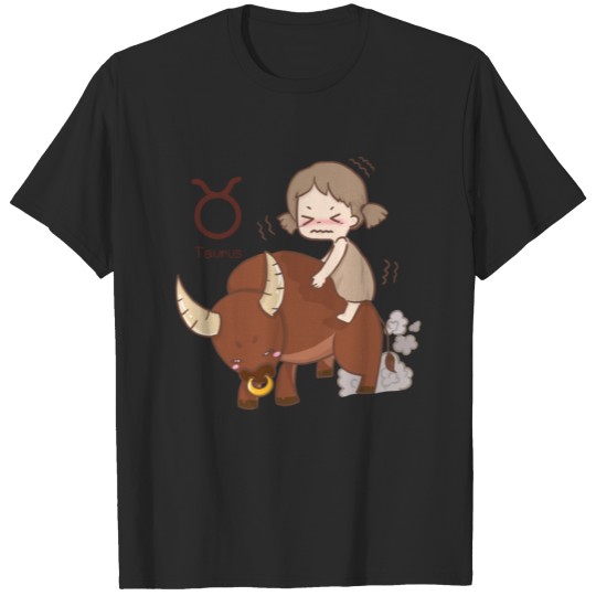 Cute Taurus Zodiac Sign T-shirt
