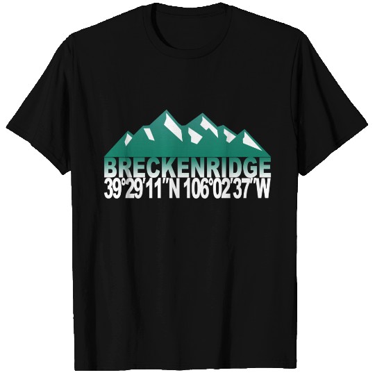 Breckenridge GPS Green T-shirt