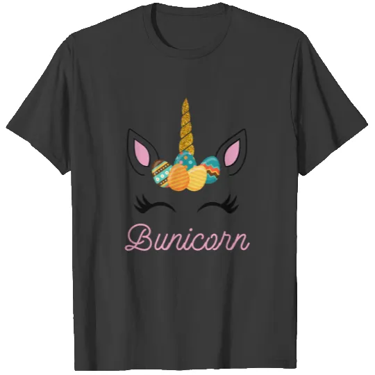 Unicorn Easter  egg easter for Girls & Women T-shirt