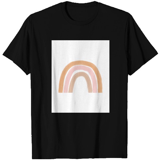 Modern Rainbow Neutral Palette Polo T-shirt