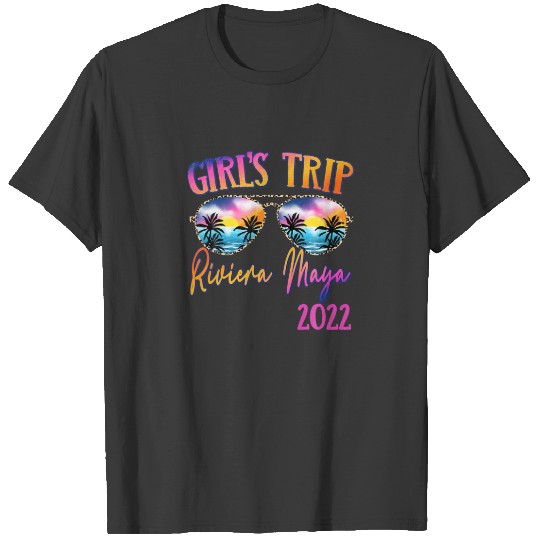 Girls Trip Riviera Maya Mexico 2022 Sunglasses Sum T-shirt