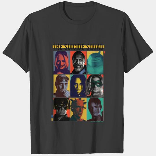 The Suicide Squad | Retro Grid With Harley Quinn T-shirt