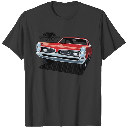 Discover 1967 Pontiac GTO Red T-shirt
