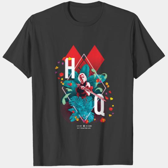 The Suicide Squad | Harley Quinn Floral Diamond T-shirt