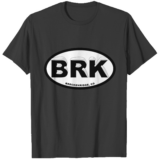 Breckenridge Snow Oval Logo T-shirt