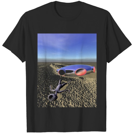Roswell Like UFO Crash T-shirt