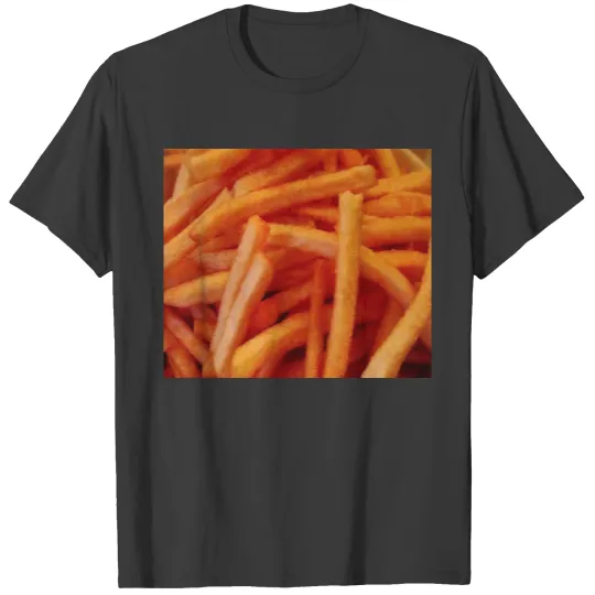 funny foodie humor junk food snack french fries T-shirt