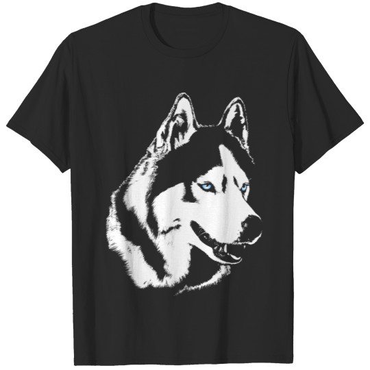 Discover Husky  Women's Sled Dog Husky  Gifts T-shirt