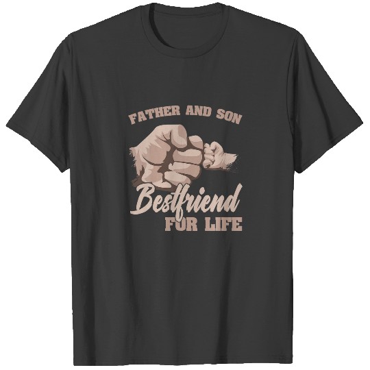 Father's Day Fist Bump Son Dad Papa T-shirt