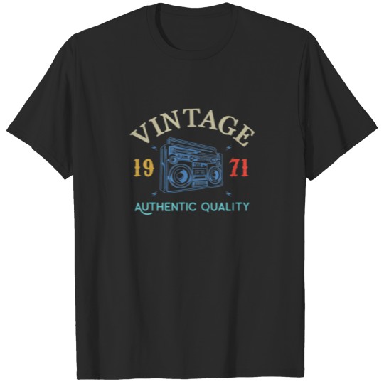 50 Years Old 1971 Vintage 50Th Birthday Anniversar T-shirt