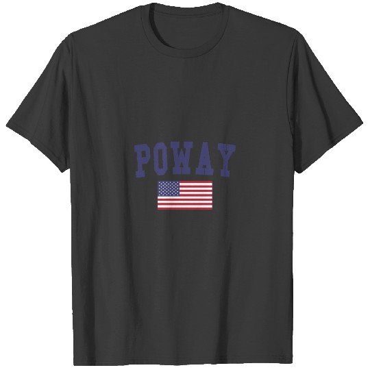 Discover Poway US Flag T-shirt