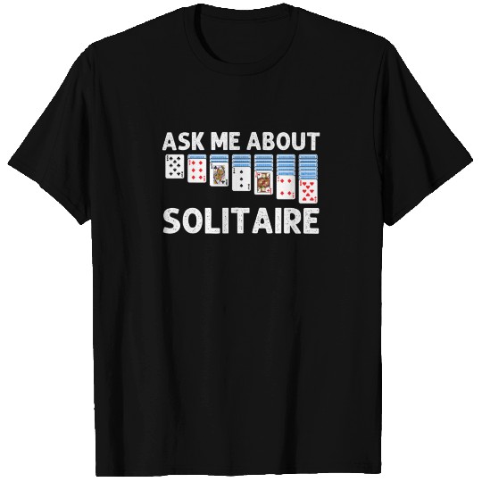 Solitaire Gift For Men Women Card Game Player Soli T-shirt