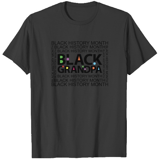 Black Grandpa Black History Month Plus Size T-shirt