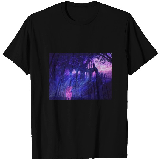 Wolf Fantasy Scene T-shirt