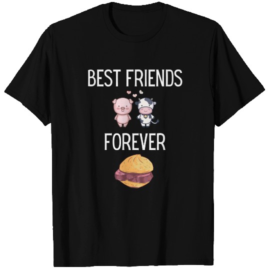 Best friends forever Leberkäs Pig Cow Meatloaf Sleeveless T-shirt