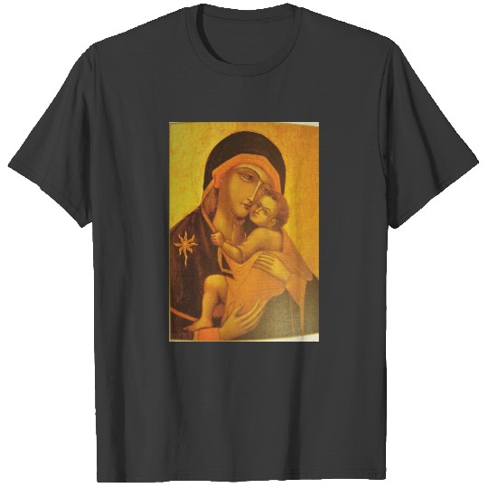 Our Lady Theotokos Icon - Orthodox Eastern T-shirt