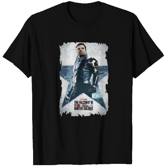 Winter Soldier Worn Star Poster T-shirt