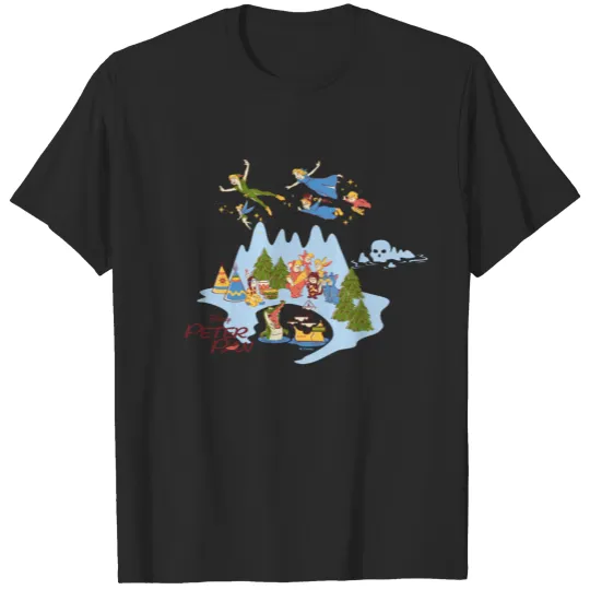 Peter Pan Flying over Neverland T-shirt