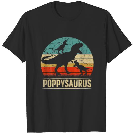 Discover Poppy Dinosaur T Rex Poppysaurus 2 Kids Family Mat T-shirt