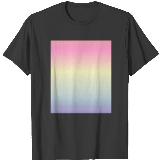 kawaii cute unicorn pink pastel rainbow colors T-shirt