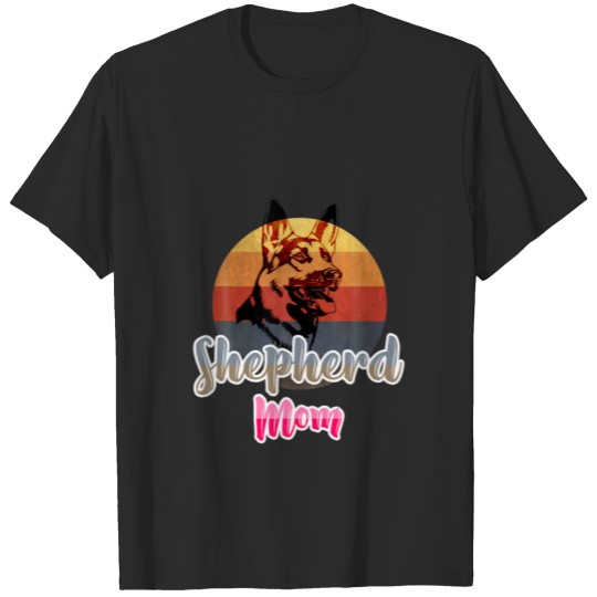 Discover Retro German Shepherd Lovely Sunset Shepherd Dog M T-shirt