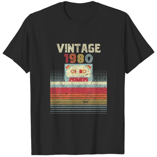 40Th Birthday Gift . Classic, Vintage 1980 T-shirt