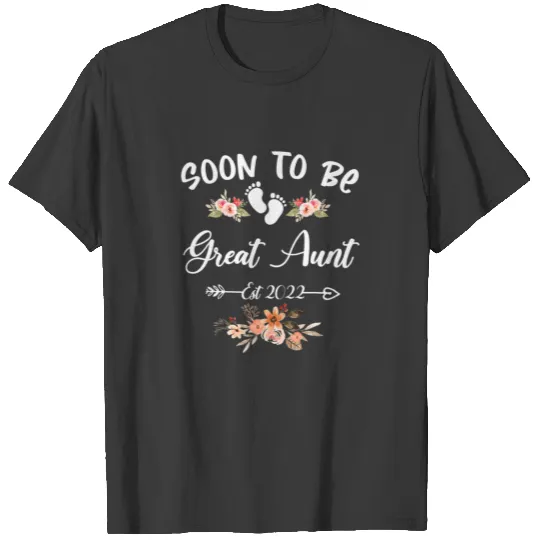 Soon To Be Great Aunt Gender Reveal T-shirt