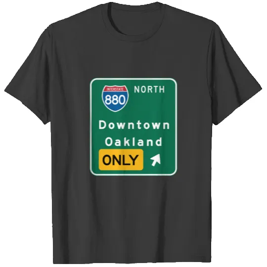 Oakland, CA Road Sign Sleeveless T-shirt
