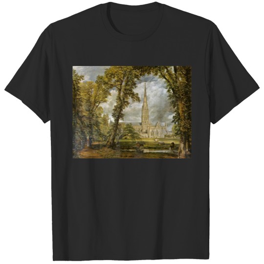 Salisbury Cathedral From The Garden Of The Bishop T-shirt
