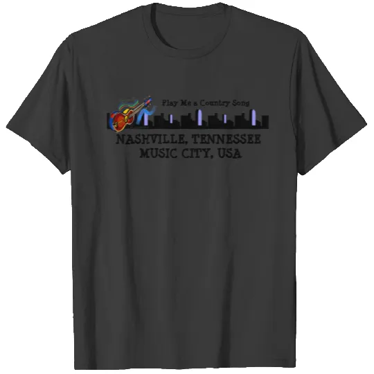 Music City, Nashville, TN -A T-shirt