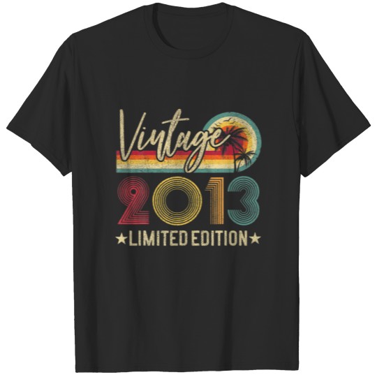 Discover Limited Edition Vintage 2013 9Th Birthday Gift 9 Y T-shirt