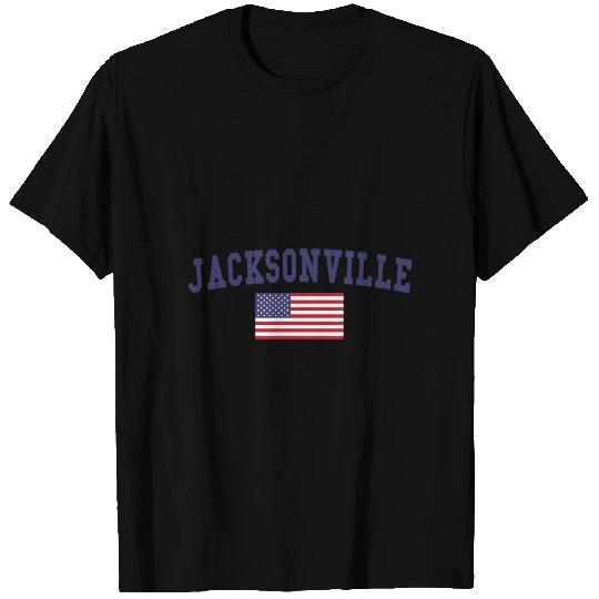 Jacksonville FL US Flag T-shirt