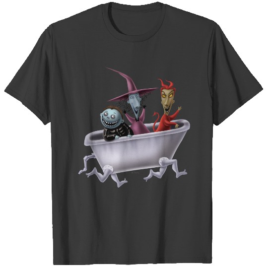 Oogie's Boys | Lock, Shock & Barrel in Bathtub T-shirt