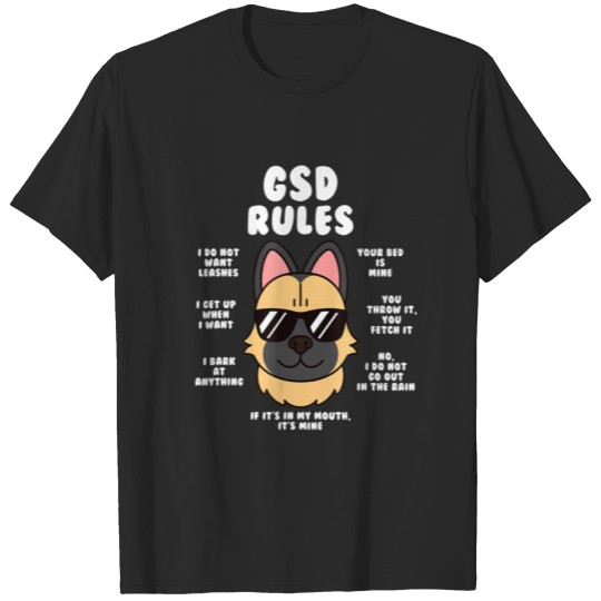 Discover German Shepherd Rules Dog T-shirt