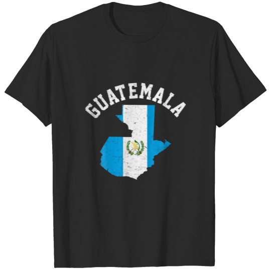 Funny Guatemala Flag Map Men Women Kid Patriotic T-shirt