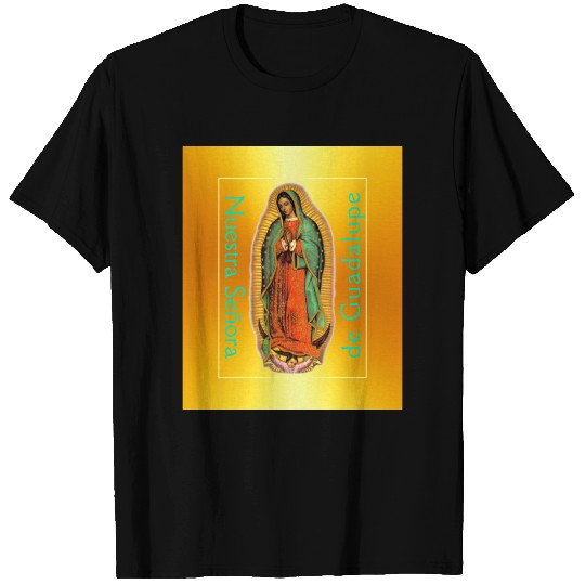 Nuestra Señora de Guadalupe Black T-shirt
