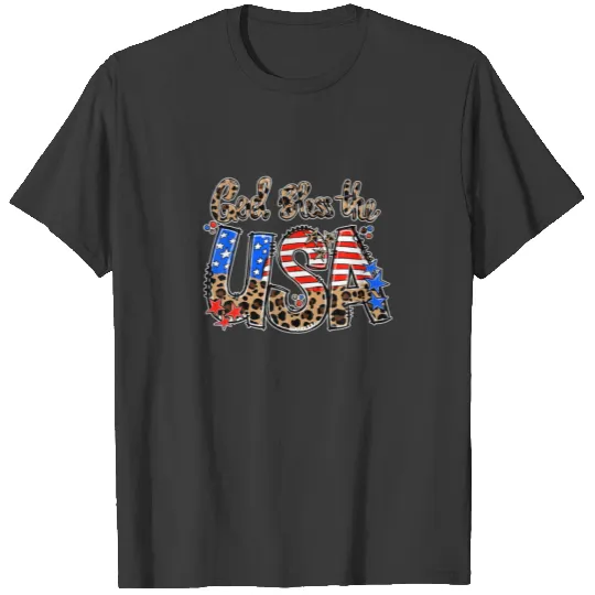 God Bless The USA - Christian 4Th Of July T-shirt